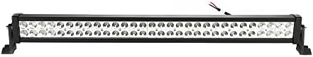 Topcarlight 32" 180W Spot Flood Combo Beam Single Row LED Light Bar Off Road Fog Driving Work Lamp for 4wd Suv Ute Offroad Truck Atv Utv with Wiring Harness