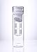 Cupture White Fruit Infuser Water Bottle - Made of Unbreakable Eastman Tritan - 24 oz