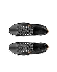 ECCO Men's Soft 7 Sneaker, Black, 8-8.5