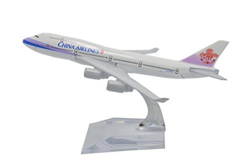 TANG DYNASTY(TM) 1:400 16cm Boeing B747-400 Taiwan China Airlines Metal Airplane Model Plane Toy Plane Model