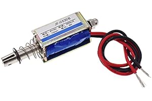 RELAND SUN JF-0530B DC 6V 12V 24V Push&Pull Type gangbei-0530B Open Frame Electromagnet keepping Force 5N Travel 10mm Linear Solenoid (12V)