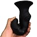 Realistic Silicone Dildo with Strong Suction Cup for Hands-Free Play, LZYAA Flexible Snake Head Dildo for Vaginal G-Spot Adult Sex Toys (Black)