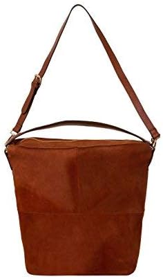 EX HIGH STREET BRAND AUTOGRAPH TAN SUEDE TOTE BAG SHOULDER STRAP RRP£89