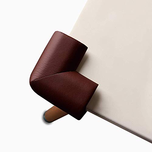 New Furniture Edge and Corner Guards | 16.2ft Protective Foam Cushion | 15ft Bumper 4 Adhesive Childsafe Corners | Baby Child Proofing Foam Set and Safe for Table | Fireplace | Countertop | Brown