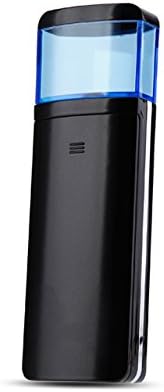 Facial Mist Sprayer,Portable Sliding Nano Facial Steamer Handy Mirror Moisture Ionic Mist Face Hydration Mister Mini Diffuser Beauty Skin Care Machine for Home, Office and Outdoor (Black)