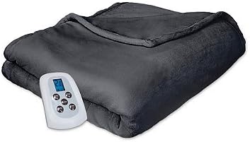 Therapedic Silky Plush Warming Blanket in Ash (FULL)
