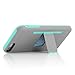iPhone 6S Plus Case, Incipio Stowaway [Kickstand][Credit Card] Wallet Cover fits iPhone 6 Plus, iPhone 6S Plus-Dark Gray/Teal
