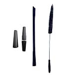 Dryer Cleaning Kit - Generic Vacuum Hose Attachment Flexible and 28 inch Flexible Dryer Vent Cleaning Brush and Refrigerator Coil Brush. by Mountain Trades
