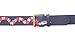 Yuangu Men's Coral Snake Print 38-mm Italian Leather Belt (105cm/41.3inch (34-36), Black)
