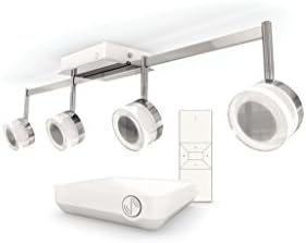 Smartika Starter Kit Hub + HALO LED Integrated, Adjustable, Smart Track Light Fixture with HUB and Control, Start your Smart Home, Works with Alexa