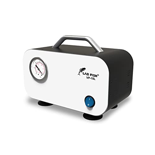 LABFISH Lab Vacuum Pump Portable Oilless Diaphragm Vacuum Filtration