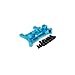 RCAWD Front Shock Tower Absorber Plate A580021 A949-09 Machined Alloy Aluminum for Rc Hobby Model Car 1/18 Wltoys A959 A969 A979 K929 Upgraded Hop-Up Parts 1Pcs(Shipped Locally)(Blue)