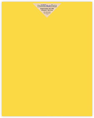 75 Bright Golden Yellow 65lb Cover|Card Paper - 11