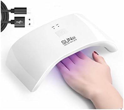RedBrowm 24W LED UV Nail Dryer Curing Lamp,Professional LED UV Nail Dryer GEL Polish Lamp Curing, Manicure Machine for Fingernail &amp; Toenail Gels Based Polishes