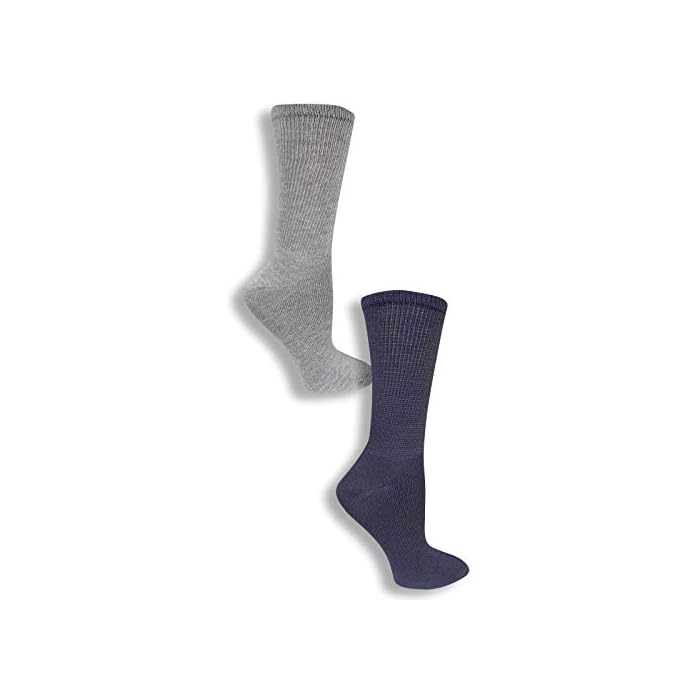 Dr. Scholl's Women's Guaranteed Comfort Diabetic and Circulatory crew 4 Pack Socks