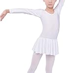 Happy Cherry Kids Girls Ballet Leotard Costumes Dance Dress Long Sleeve Skirt