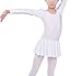 Happy Cherry Kids Girls Ballet Leotard Costumes Dance Dress Long Sleeve Skirt
