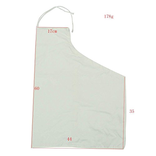 Essort Dust Bag, Polyester White Replacement Spare Leaf Blower Bag, Leaf Shredder bag, Blower Vac Handheld Bag, Polyester White Sack, Mitre Saws bag 11x44x35cm