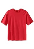 Kingsize Men's Big & Tall Heavyweight Crewneck Cotton Tee Shirt
