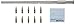 Tamiya America, Inc 1 35 U.S. M40 Metal Gun Barrel Set, TAM12670