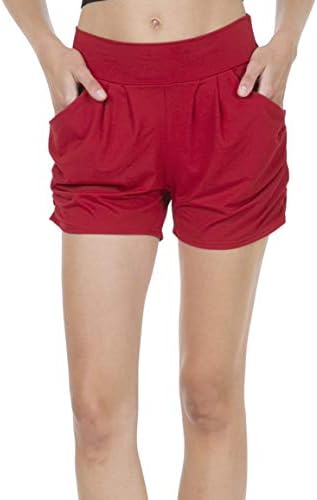 SHOP DORDOR Women's Casual Summer Pockets Soft Harem Shorts
