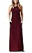 GRECERELLE Women's Sleeveless Casual Loose Pockets Maxi Party Long Dresses, Wine Red, X-Large