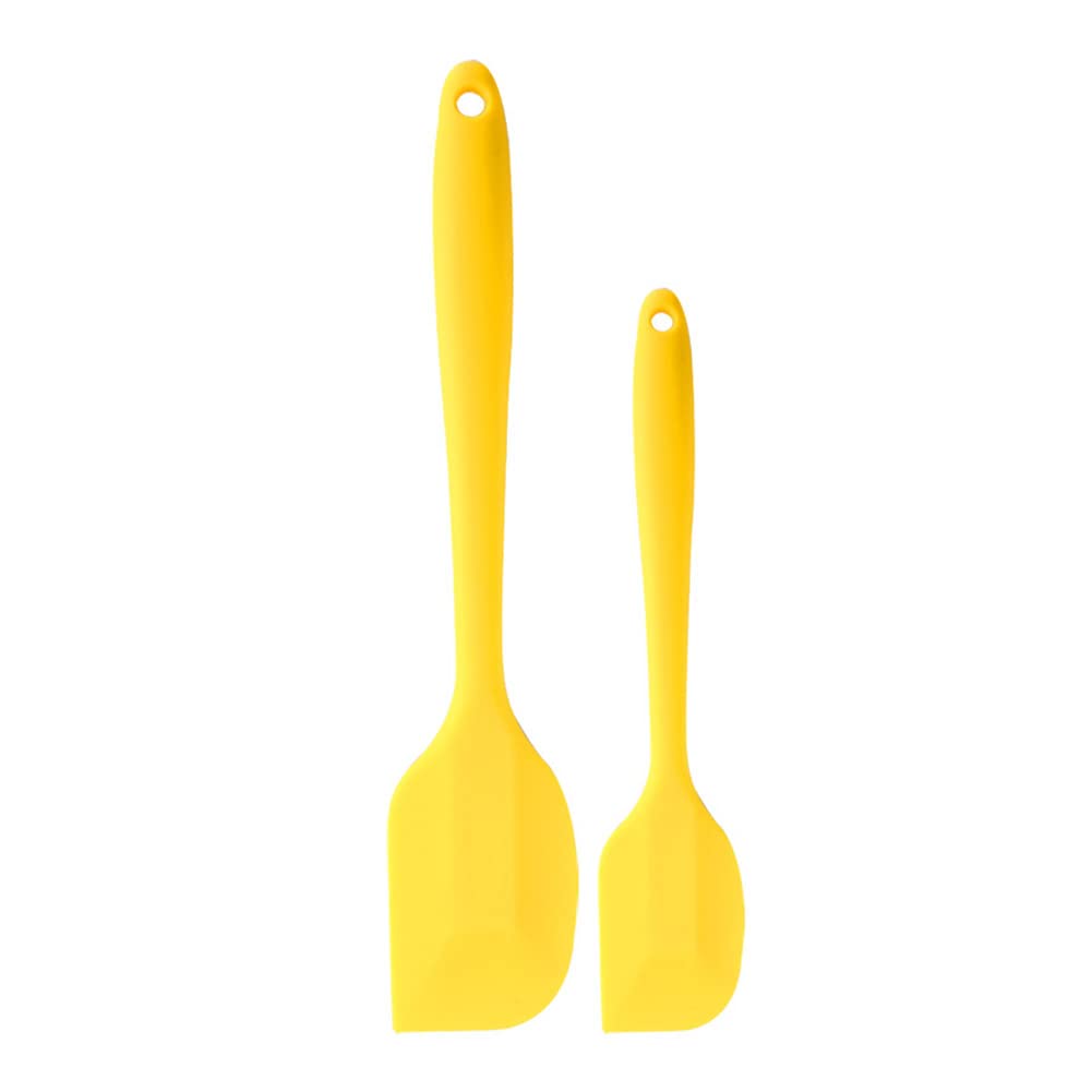 Silicone Spatula, 2pcs Silicone Spatulas for Cooking Mixing Batter Scraper Silicone Baking Tools for Cooking, Baking, Mixing