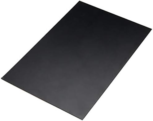 Plate Black - 1mm Thickness Styrene Plastic Flat Sheet Plate 200mm 300mm Black Industry Tool - Pliant Rag Impressionable Canvass Fictile Tack Weather Moldable Shroud Tabloid Piece - 1PCs