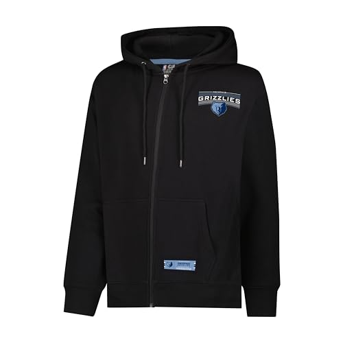 Ultra Game Adults NBA Official Super Soft Driver Full Zip Hoodie Jacket, Memphi…