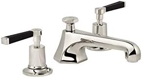 Lefroy Brooks 1930 Mackintosh 3 holes washbasin tap with black levers MB1228