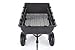 Gorilla Carts Heavy-Duty Poly Yard Dump Cart, 10 Cu Ft Tub, 1500 lb Haul Capacity, Black – Towable Utility Wagon with Quick-Release Dumping & Pneumatic Tires for Landscaping and Gardening