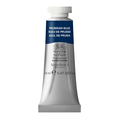 Winsor & Newton Professional Watercolor, 14ml (0.47-oz) Tube, Prussian Blue