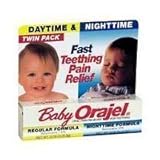 Baby Orajel Oral Pain Reliever, for Teething, Daytime & Nighttime, 2 ct.