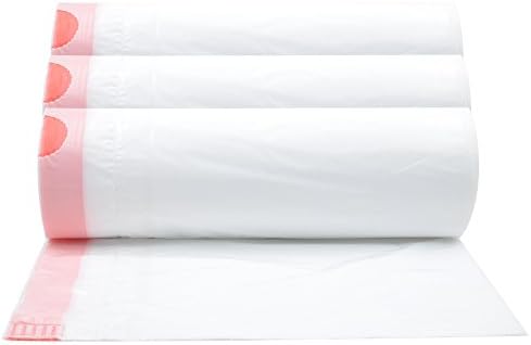 IBBM 4 Gallons Drawstring Strong Trash Bags - Tall Kitchen Trash Can Liners - 0.8 Mil Thick - Size: 17.7" X 20" - 180 Counts / 3 Rolls