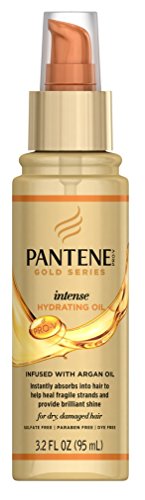 Pantene Gold Series Intense Hydrating Oil 3.2 Ounce (95ml) (2 Pack)