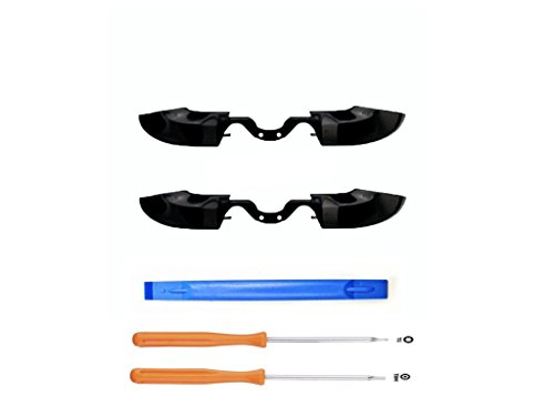eLUUGIE 2 Packs Replacement 2 Packs Black Bumpers LB RB +T8 Screwdriver T6 Screwdriver for Xbox one Controller with 3.5mm Xbox One Elite Controller Repair parts xbox one elite controller part - Thumbnail 7