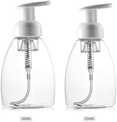 Hopter 2 Pcs Pump Bottles Split Bottle 300ml Foam Bottle Press Mousse Foam/Foam Split Bottle