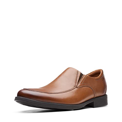 Whiddon Plain Loafer Dark Tan Leather 