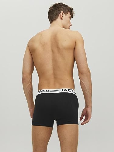 Herren Sense Trunks 3-pack Boxershorts, Schwarz, L EU