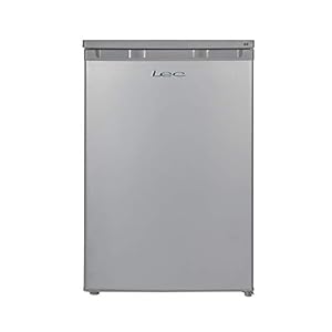 Lec R5511S Freestanding Under Counter Refrigerator, Adjustable Thermostat, 102L Total Capacity, 55cm wide, Silver