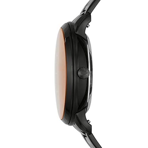 Fossil Men's Neutra Automatic Stainless Steel and Leather Three-Hand Skeleton Watch