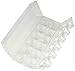 Tri-Fold Egg Cartons Clear Plastic Recycled PETE Material for Product Visibility by MT Products (15 Pieces)