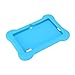 iRULU Universal Shockproof Rugged Silicone Protective Rubber Anti-Slip Back Case Cover for 7 inch Android Tablet PC with Dual Cameras - Blue