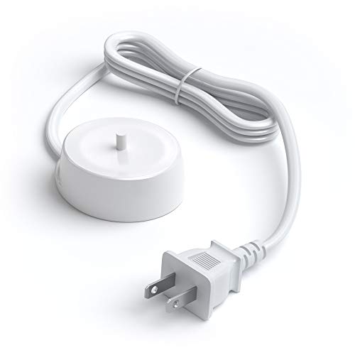 Pwr Charger for Philips Sonicare Toothbrush HX6100 Travel Charger HX6000/01 - USA 2y Warranty Extra Long Power Cord Charging Base
