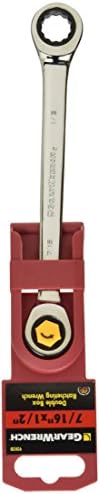 GEARWRENCH 12 Pt. Double Box Ratcheting Wrench, 7/16" x 1/2" - 9202D