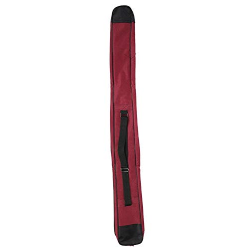 VGEBY1 Sword Bag, Multifunction Thick Canvas Single-Layer Shoulder Carry Bag Chinese Martial Arts Sword Storage Pack (Dark Red)