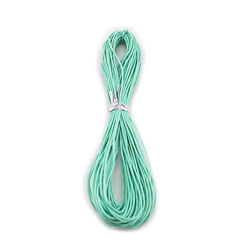 Inspirelle 20-Color 1.0mm Jewelry Making Beading Crafting Macramé Waxed Cotton Cord Thread, 10 Yards Each Color