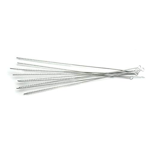Cyful 5mm/0.2" Width Cleaning Brushes Nylon Tube Brushes Bristle Test Tube Tubing Cleaning Brush-Pack of 10