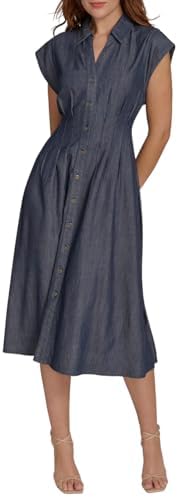 lauren ralph lauren denim cotton shift dress Lauren Ralph Lauren Denim Shift Dress