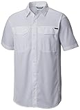 Columbia Men's Silver Ridge Lite Short Sleeve Shirt, White, X-Large